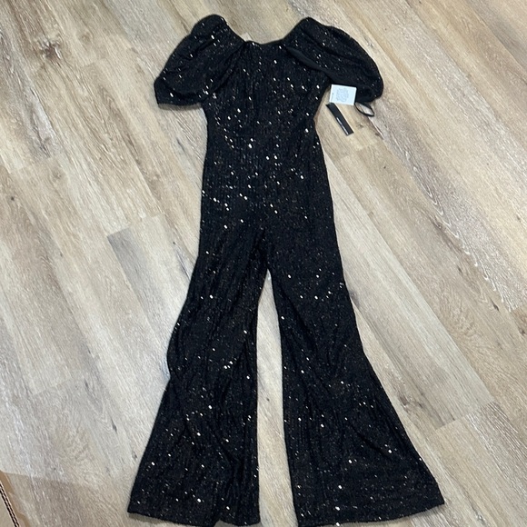 Maggy London Pants - Maggy London Black Sequin Jumpsuit